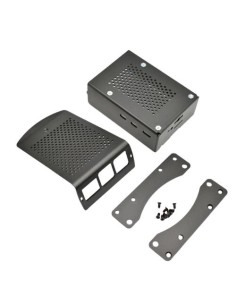 Boîtier en aluminium avec support de montage pour Raspberry Pi 5 2